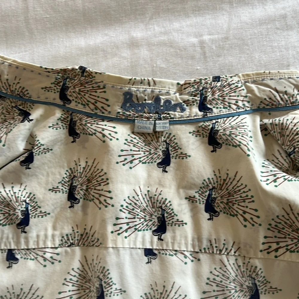 Boden peacock print shirt - Picture 5 of 9